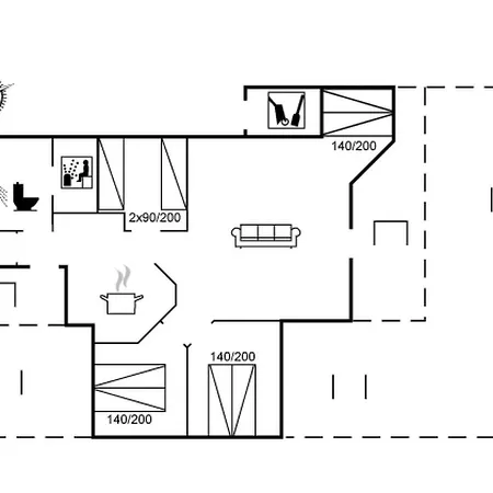 Dyrken - 200m From The Sea By Interhome Hébergement de vacances *