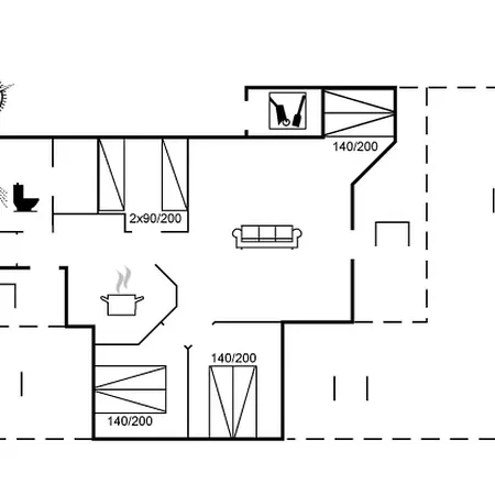 Dyrken - 200m From The Sea By Interhome Дом отдыха